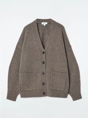 COS Chunky Cashmere-Blend Cardigan - sz S